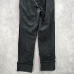 Diane Gilman 004.  Black Pullon Elastic Waist Denim Pants Jean Medium Photo 5
