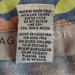 Sag Harbor Sport Small Button Front Short Sleeve Faux Front Pockets Floral Shirt Photo 4