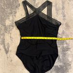 Aqua Green  Black Swimsuit Photo 2