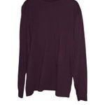 Lands' End Plum Purple Longsleeve cowlneck Shirt. Size XL Photo 0