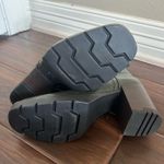 Naturalizer  Wilde Dark Green Waterproof Leather Zipper Ankle Booties Size 9.5 Photo 4