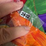 Art to wear Richard Kristal oversized size Med jacket. Orange Photo 7