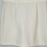 Banana Republic Banana Republic Cream Pleated Mini Skirt Womens 6 Preppy Modest Academia NWT Photo 0