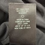 Alice + Olivia  Coco Metallic Midi Dress Women's 2 Silver V-Neck Tie Waist Party Photo 15