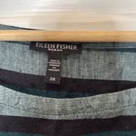Eileen Fisher  organic linen stripe shift dress Photo 3