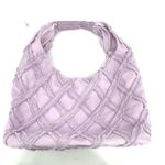Urban Expression Urban Expressions Lavender Barbuda Cotton Fringe Hobo Bag NWOT Photo 10