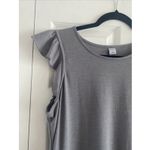 Old Navy Womens Gray Dress Large Cap Sleeve Clean Girl On The GO Daily Brunch Photo 2