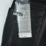 Vtg Together Black Leather Pants Womens 6 High Rise Tapered Leg 90s Minimalist Photo 5