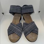 Charleston Shoe Co Lafayette Harrel Denim Navy Blue Wedge Sandal Women’s 5 Photo 5