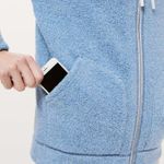 Lululemon So Sherpa Hooded Jacket Blue Medium Photo 12