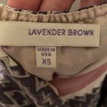 Lavender Brown  Chevron Maxi Dress XS Photo 2