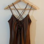 ZARA satin effect mini dress. Xs Photo 9
