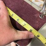 wilson's leather Y2K Wilson leather maxima deep purple plum suede leather shoulder bag 8.5”x4.75” Photo 6