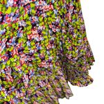 Free People FP One Green Purple High low Floral Halter Maxi Party Dress Fall Photo 10