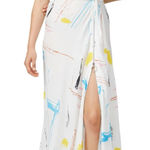 Cedric Charlie's Fantasy print dress size Size 6 White Photo 0