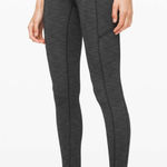 Lululemon  Speed Up‎ Tights 28" Brushed Full-On Luxtreme Heathered Black Size 6 Photo 0