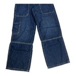 Celebrity Pink Women Blue Denim Jeans Size S Wide Leg Mid Rise Zip Closure Gardener Jeans Photo 4