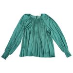 Ulla Johnson  Aidy Long Sleeve Blouse in Green, Size US 12 Photo 3