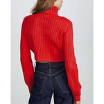 Tiger Mist  Cropped Turtleneck Sweater Photo 1