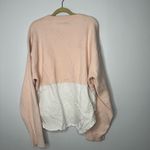 ZARA  blush pink sweatshirt size medium Photo 5