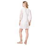 Evereve  Presley Eyelet Dress - White - Large Photo 6