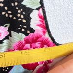 Vintage Y2K Babydoll Dress Floral 2000s 90s Coquette Fairycore Retro Medium Black Photo 4