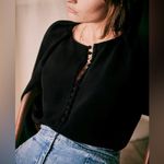 Sézane Sezane Amy blouse in black Photo 1