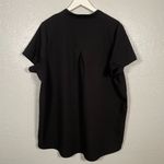 FIGS  Women XXL Black Kitale Maternity Scrub Shirt Short Sleeve Pocket Stretch Photo 7