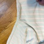 Wanakome Artemis Women’s Large Pale Green White Stripe Pullover Hoodie Nautical Photo 6