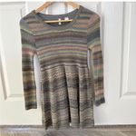 Anthropologie Anthro Moth striped space dye long sleeved sweater Photo 7