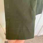 Loft  women’s dark green straight cut jeans pants‎ size 0 hemmed length Photo 3
