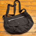 Kipling  Black Nylon Crossbody Shoulder Bag Adjustable Strap Zip Pockets Photo 0