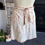 Bohemian embroidered tie dyed wrap mini shirt Yellow Size undefined Photo 5