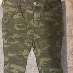 American Eagle Outfitters Camo Skinny Jeans - Green Photo 1