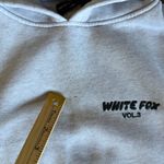 White Fox Boutique White Fox Vol. 3 Grey Hoodie Sweatshirt S/M Pullover Puffy Print Athleisure Photo 8