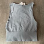 Avocado Powder Blue High Neck Seamless Cropped Tank size S/M Photo 4