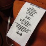 Theory NWT Belt Cigarette in Camogie Orange Double Faced Wool Straight Pants 2 Photo 4