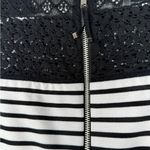 Nine West Black and White Strapless Sheath Dress Photo 4