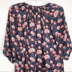 Collective Concepts  Tunic Top Womens XS Dark Floral Autumn Fall Boho Minimalist Photo 7