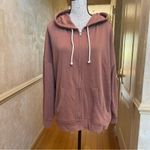 Lou & grey Mauve Zip Up Hoodie Jacket Petite Sz XLP Photo 2
