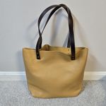 Portland Leather Goods Medium Tote in Marigold Tan Handles Unicorn‎ Photo 4