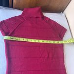 Heart N Crush Knit Mock Neck Mini Dress Size Medium Pink Photo 8