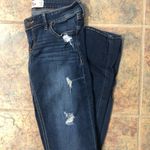 Hollister [] 5R dark wash holey skinny jeans Photo 1