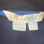 Boden Blue Sheath Dress with 3/4 Sleeves and Crew Neck 14 Long Cut out Photo 4