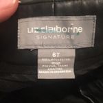 Liz Claiborne  Black Faux Leather Pants Photo 4