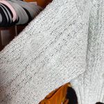 Liz Claiborne Vintage Liz Sport Cable Knit Button-Up Cropped Sweater Mint Green Size Small Photo 6