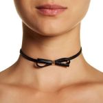 new ๑ aso TV’s Riverdale ๑ Leather Bow Choker ๑ Black Gold ๑ 2 Ways to Wear ๑ Photo 6