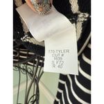 Pefectwhitetee XS Taylor Top Stripe L/S Black White Shirt $120 Photo 4