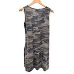 Hemish USA‎ Camo Sleeveless Tank Dress Small Travel Casual Knit Soft Stretch Photo 4