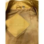 Preston & York  women’s Collarless Soft Leather Jacket Size Small Tan Photo 6